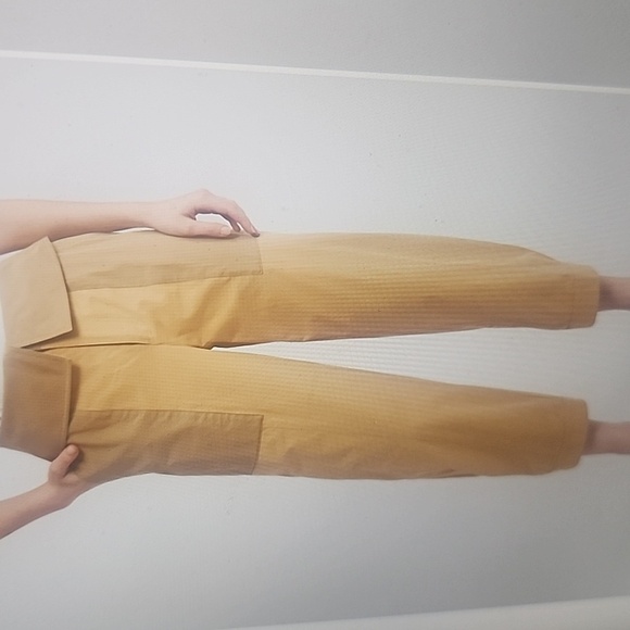FRAME FOLDOVER TROUSER SIZE 10 CROPPED - Picture 1 of 6